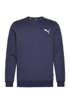 Ess Small Logo Crew Fl Sport Sweatshirts & Hoodies Sweatshirts Navy PUMA