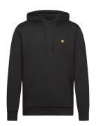 Fly Fleece Hoodie Sport Sweatshirts & Hoodies Hoodies Black Lyle & Scott Sport