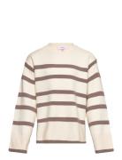 Vmsaba Ls O-Neck Pullover Ga Girl Noos Tops Knitwear Pullovers Cream Vero Moda Girl