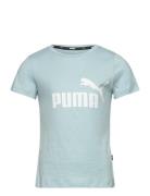 Ess Logo Tee G Sport T-Kortærmet Skjorte Blue PUMA