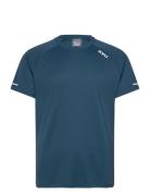 Aero Tee Sport T-Kortærmet Skjorte Blue 2XU