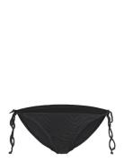 Ravello Tai Cord Swimwear Bikinis Bikini Bottoms Side-tie Bikinis Black Missya