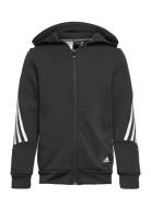 Future Icons 3-Stripes Full-Zip Hoodie Sport Sweatshirts & Hoodies Hoodies Black Adidas Sportswear