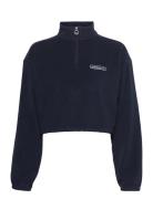 1/4 Zi Cropped Sport Sweatshirts & Hoodies Fleeces & Midlayers Black Adidas Originals