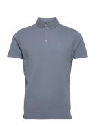 Silkeborg Stretch Polo Tops Polos Short-sleeved Blue Clean Cut Copenhagen