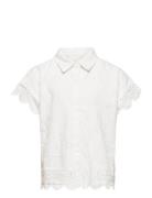 Mini Millie Blouse Tops T-Kortærmet Skjorte White Malina