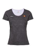 El Cardo Tee Sport T-shirts & Tops Short-sleeved Black Ellesse