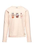 Amel - T-Shirt Tops T-shirts Long-sleeved T-Skjorte Pink Hust & Claire