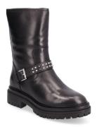 Layton Bootie Shoes Boots Ankle Boots Ankle Boots Flat Heel Black Michael Kors