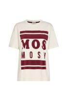 Mmcandi O-Ss Flock Tee Tops T-shirts & Tops Short-sleeved Multi/patterned MOS MOSH