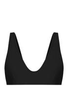 Ayan Bikini Top Swimwear Bikinis Bikini Tops Bandeau Bikinitops Black Röhnisch