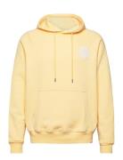 Darren Hoodie Tops Sweatshirts & Hoodies Hoodies Yellow Les Deux
