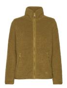 High Curl Jacket W Sport Sweatshirts & Hoodies Fleeces & Midlayers Khaki Green Jack Wolfskin