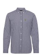 Ls Slim Fit Gingham Shirt Tops Shirts Casual Multi/patterned Lyle & Scott