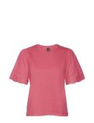 Vmemily Ss O-Neck Top Jrs Ga Tops T-shirts & Tops Short-sleeved Pink Vero Moda