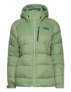 W Verglas Polar Down Jacket Sport Jackets Padded Jacket Green Helly Hansen
