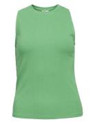 Objjamie S/L Tank Top Noos Tops T-shirts & Tops Sleeveless Green Object