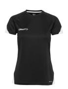 Pro Control Impact Ss Tee W Sport T-shirts & Tops Short-sleeved Black Craft
