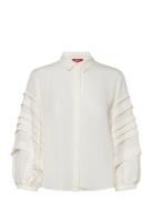 Women Blouses Woven Long Sleeve Tops Blouses Long-sleeved White Esprit Collection