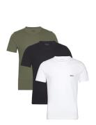Tshirtrn 3P Classic Tops T-Kortærmet Skjorte White BOSS