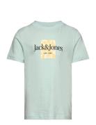 Jorlafayette Branding Tee Ss Crew Mni Tops T-Kortærmet Skjorte Blue Jack & J S