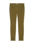 Woven Five Pockets Bottoms Trousers Slim Fit Trousers Green Marc O'Polo