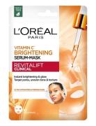L'oréal Paris Revitalift Clinical Vitamin C Brightening Serum-Mask 26 G Beauty Women Skin Care Face Masks Sheetmask Nude L'Oréal Paris