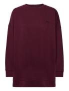 Be Free O'neck Sweat Tops Sweatshirts & Hoodies Sweatshirts Burgundy H2O Fagerholt