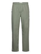 Lee Herringb Trousers Bottoms Trousers Casual Khaki Green Double A By Wood Wood