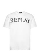 T-Shirt Regular Pure Logo Tops T-Kortærmet Skjorte White Replay
