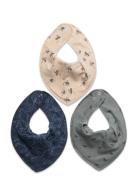 Bandana Bibs 3-Pack Baby & Maternity Care & Hygiene Dry Bibs Multi/patterned Fixoni