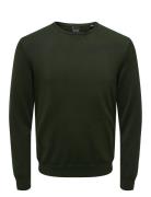 Onswyler Life Reg 14 Ls Crew Knit Noos Tops Knitwear Round Necks Green ONLY & SONS