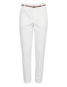 Bydays Cigaret Pants 2 - Bottoms Trousers Slim Fit Trousers White B.young