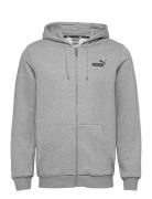 Ess Small Logo Fz Hoodie Fl Sport Sweatshirts & Hoodies Hoodies Grey PUMA