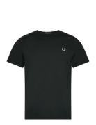 Crew Neck T-Shirt Tops T-Kortærmet Skjorte Black Fred Perry