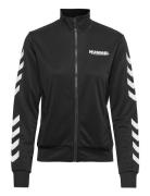 Hmllegacy Poly Woman Zip Jacket Sport Sweatshirts & Hoodies Sweatshirts Black Hummel