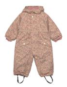 Otine - Snowsuit Outerwear Coveralls Snow-ski Coveralls & Sets Pink Hust & Claire