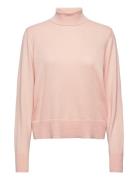 Lr-Vilke Tops Knitwear Turtleneck Pink Levete Room