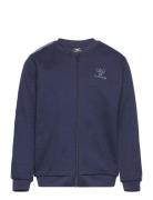 Hmlwulbato Zip Jacket Sport Sweatshirts & Hoodies Sweatshirts Blue Hummel