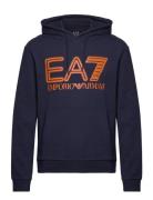 Sweatshirt Tops Sweatshirts & Hoodies Hoodies Navy EA7