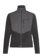 W Daybreaker Block Jacket Sport Sweatshirts & Hoodies Fleeces & Midlayers Black Helly Hansen