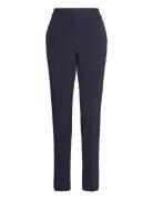 26 The Tailored Straight Pant Bottoms Trousers Slim Fit Trousers Navy My Essential Wardrobe