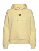 Tjw Bxy Badge Hoodie Tops Sweatshirts & Hoodies Hoodies Yellow Tommy Jeans