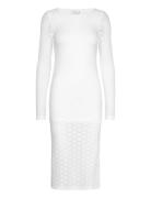Evora Dress Dresses & Skirts Dresses Casual Dresses Long-sleeved Casual Dresses White Grunt