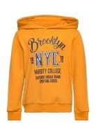 Nkmvugo Ls Sweat Wh Bru O1 Tops Sweatshirts & Hoodies Hoodies Orange Name It