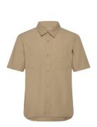 Windham Ripstop Short Sleeve Shirt Lemon Pepper Designers Shirts Short-sleeved Green Timberland