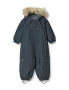 Snowsuit Nickie Tech Outerwear Coveralls Snow-ski Coveralls & Sets Blue Wheat