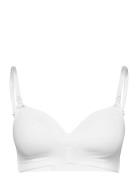 Bra Nursing Bra Matt And Shiny Lingerie Bras & Tops Maternity Bras White Lindex