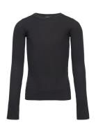 T-Shirt Long-Sleeve Tops T-shirts Long-sleeved T-Skjorte Black Sofie Schnoor Young