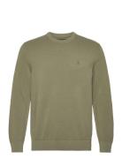 Pullovers Long Sleeve Tops Knitwear Round Necks Khaki Green Marc O'Polo